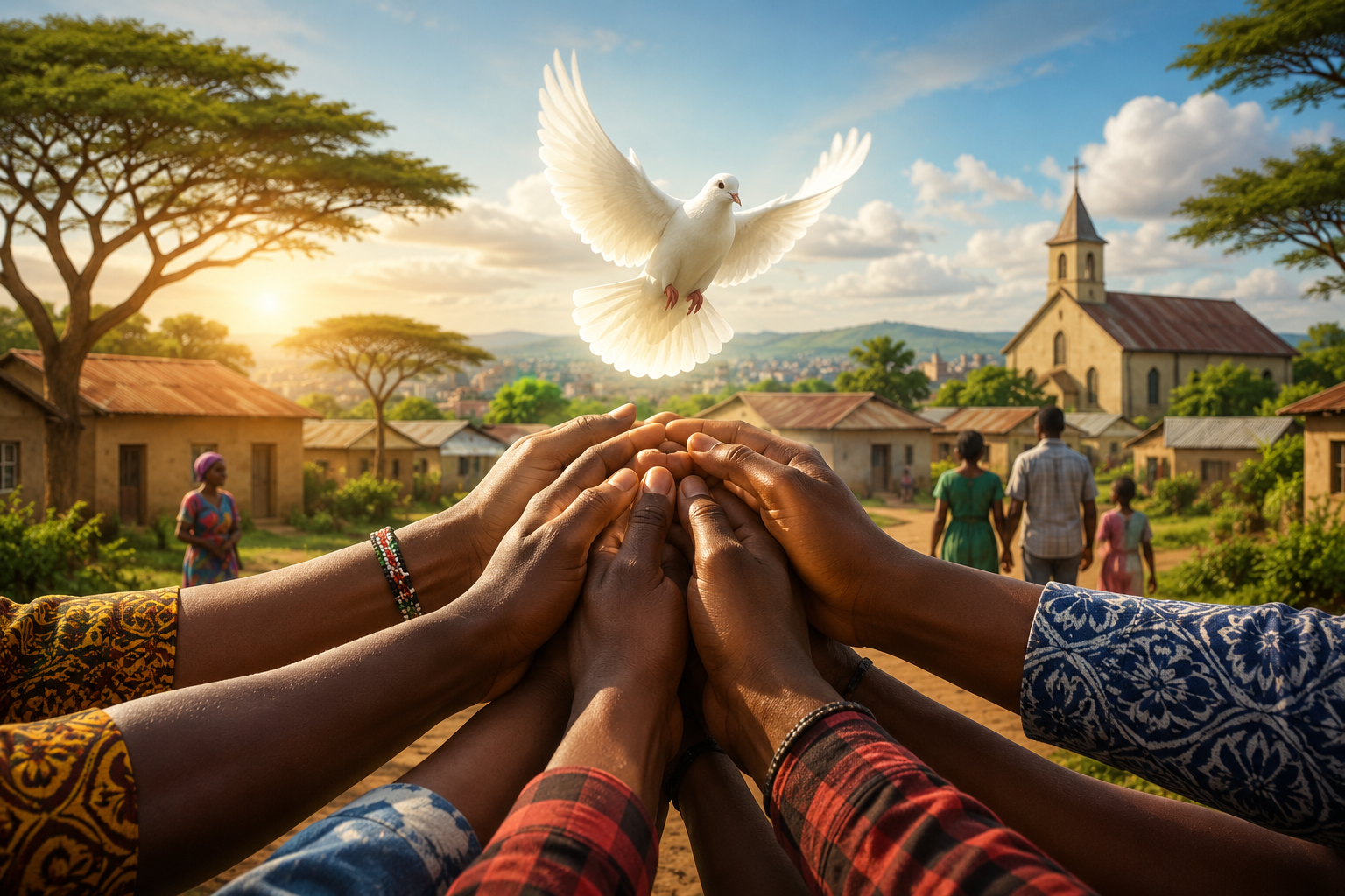 Peace begins in our hearts, homes, churches and communities
